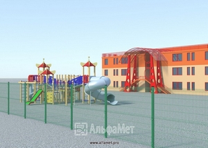 2D ограждения для школ и детских садов в Краснодаре
